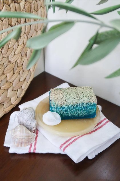 Natural Pumpkin Fiber Ocean Scented Soap 120 Gr