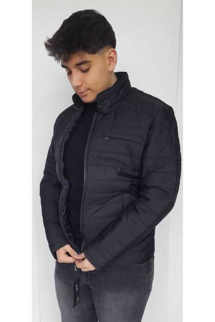 erkek koyu larcivet slmfit capitone mont. 99443