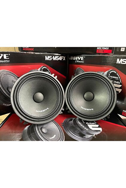 Massive MS-M54FX 13 CM MİDRANGE 200 WATT MAXİMUM POWER ÇİFT