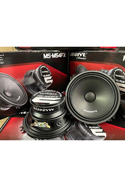 Massive MS-M54FX 13 CM MİDRANGE 200 WATT MAXİMUM POWER ÇİFT