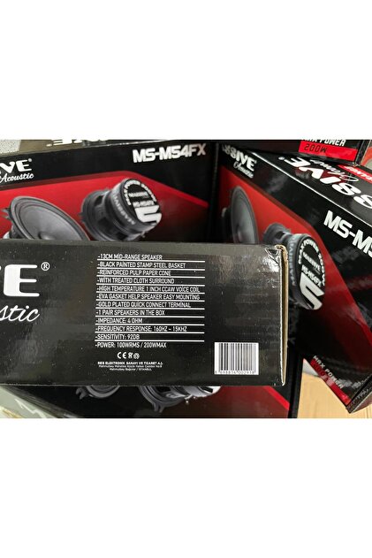 Massive MS-M54FX 13 CM MİDRANGE 200 WATT MAXİMUM POWER ÇİFT