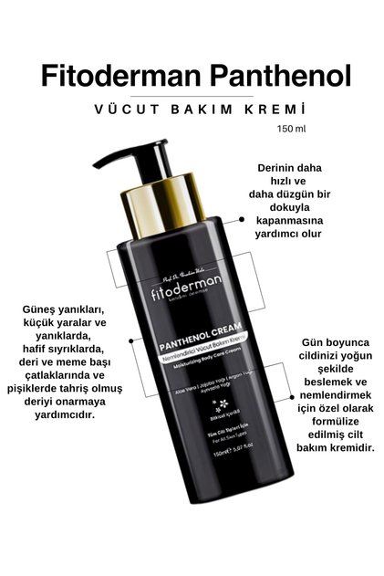 Yara, Yanık, Çatlak Pişik Onarıcı Yoğun Nemlendirici, Panthenol Kremi