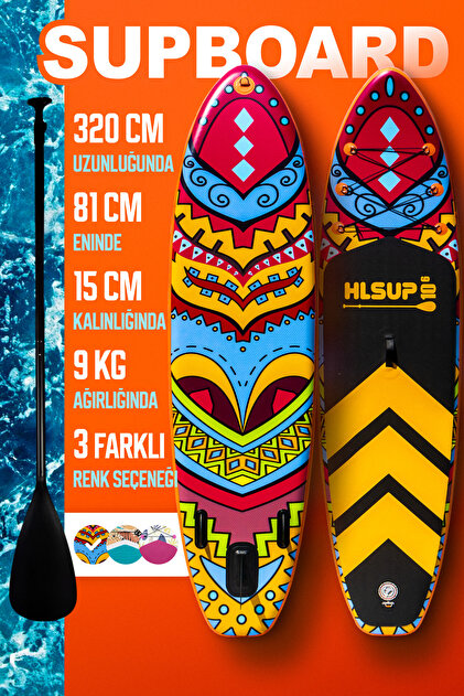 HLSUP Sup Paddle Board Full Set 320x81x15 Cm Inflatable Surfboard