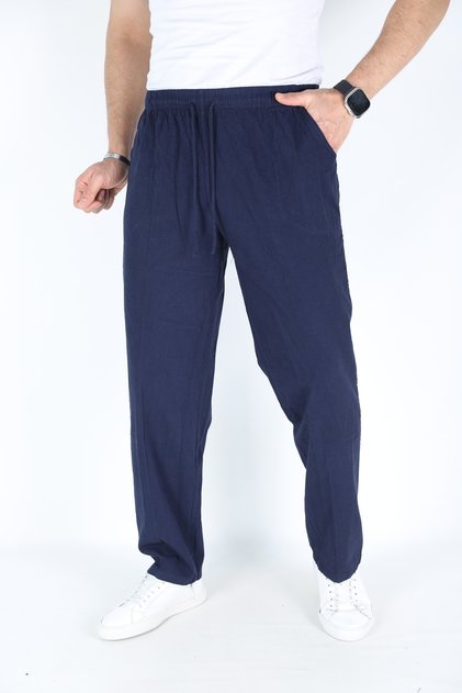 PANTALONI BĂRBAȚI HAMBEZ ELASTIC SUPER BATTAL BUMBAC CONFORT