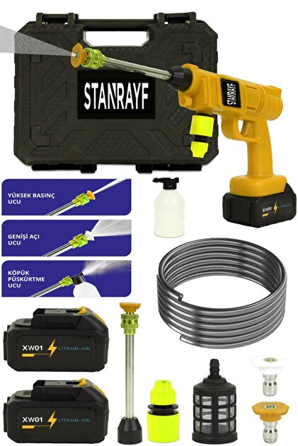 stanrayf Alman 999 Vf 30 Ah 120 Bar Kömürsüz Şarjlı Oto Yıkama