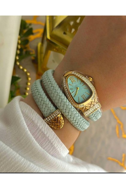 Polo White Snake Model, Wrapped Watch, Women's Wristwatch