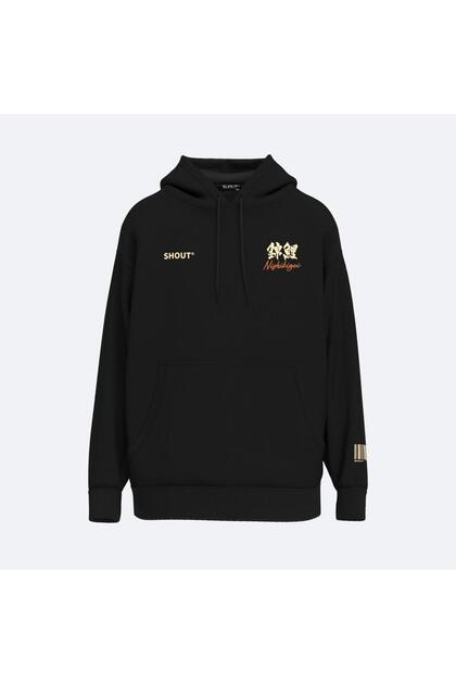 Shout Oversize Limited Edition Flower Dragon Oldschool Unisex Zip