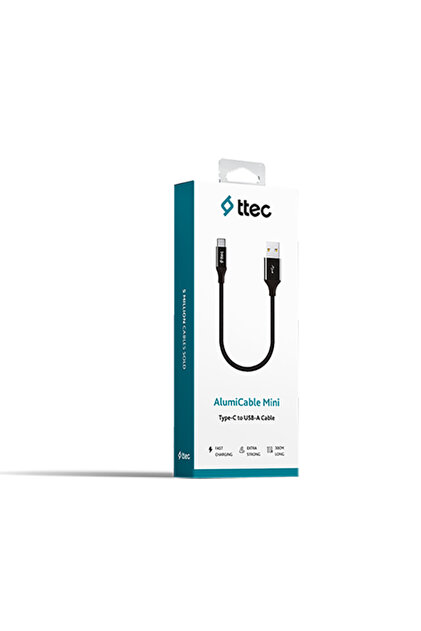 Ttec 2dk26s Alumicable Mini 30cm Typec Şarj Kablosu Siyah - Fiyatı