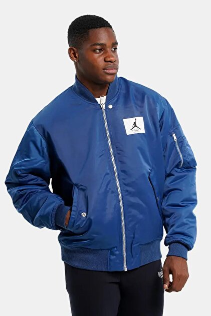 極美品　ADEAM　Varsity Jacket　42595　ネイビー　S Jordan Brooklyn Collegiate Varsity Jacket Erkek Ceket - Sneaks Up