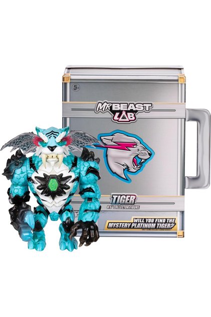 Mrbeast Lab Platinum Series Collector Figure Tiger 24806