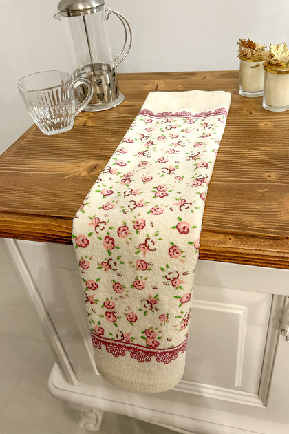 Kitchen Cotton Printed 30x50 cm Hand Face Kitchen Towel Soft Patterned Water Absorbent Towel