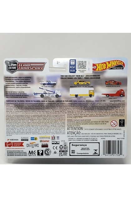 HOT WHEELS 2022 Yeni Team Transport 65 Ford Galaxie - Ford C-800