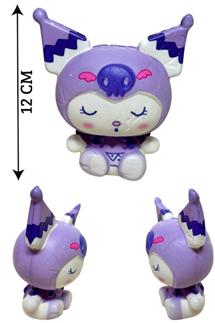 YILDIRIM OYUNCAK Büyük Boy Sık Bırak 12cm Kuromi Sukuşi Kuromi