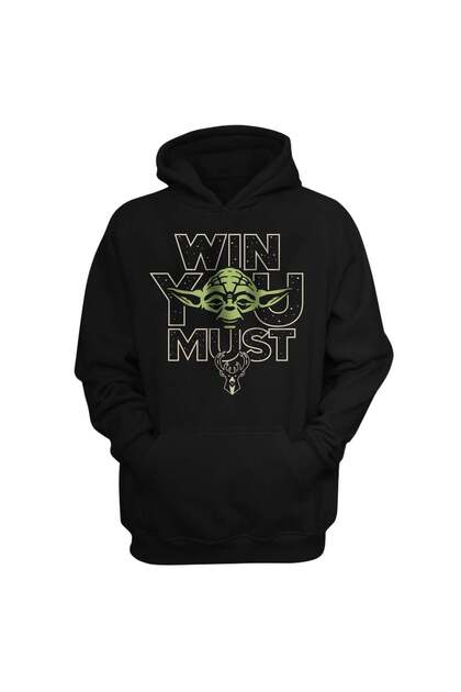 Men's Black Win You Must Basic Sweatshirt