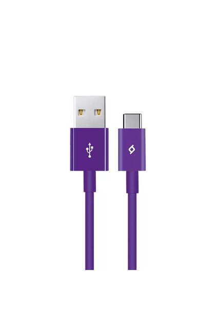 USB-A - USB-C Şarj Kablosu Mor 2DK12MR