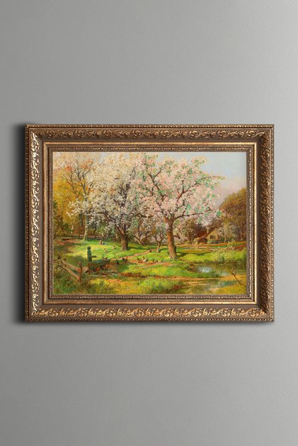 Country House Garden - Vintage Patterned Frame