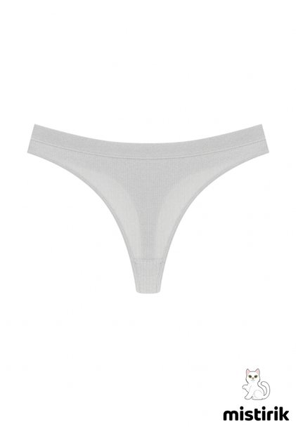 Модел Paulo Рибирани прашки Slip No Marks Briefs Сив цвят