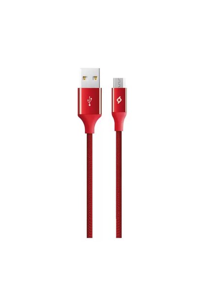 2Dk11K Alumicable Micro Usb Şarj Kablosu,Kırmızı