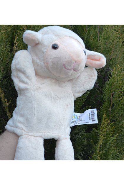Kuzu Koyun Peluş El Kuklası Hayvanlar 30 Cm 62854