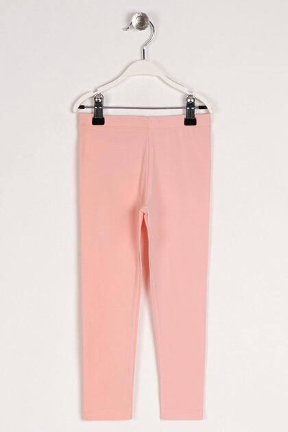Unprinted Salmon Color Girl's Tights