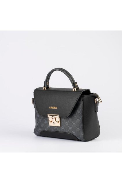 Black Dotted 378 Women's Bag