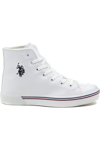 U.S. Polo Assn. Penelope High Wt 1Pr White Women's Sports Shoes