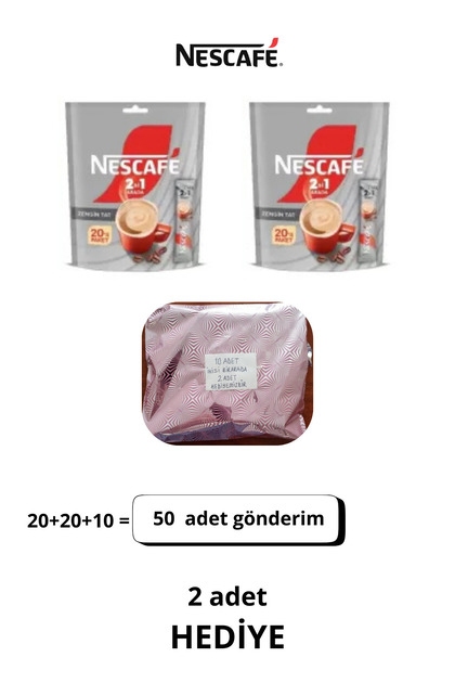 2si 1 Arada Şekersiz 48'li Kutu