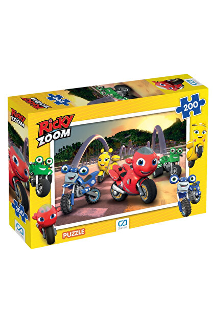 CA Games Ricky Zoom Lisanslı 200 Parça 33x48cm Çocuk Puzzle Yapboz