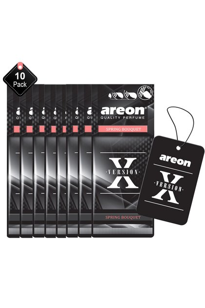 عبوة من 10 معطرات جو من Areon بإصدار X برائحة باقة الربيع