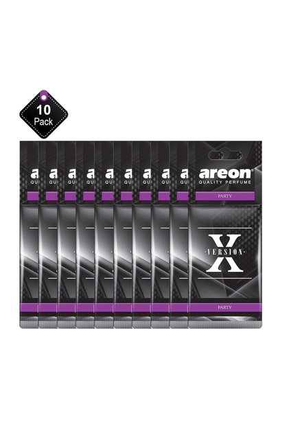 عبوة من 10 معطرات جو Areon X Version Party