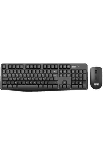 Kablosuz Wi-Fi Q Klavye Mouse Set - Pilli