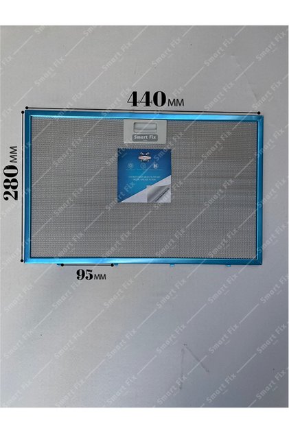 Teka: TNC60CRISTAL | 440x280 mm | Aspiratör & Davlumbaz Tel Yağ Filtresi | Model: 81455031 | 44x28