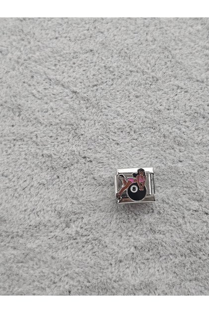 8Ball Italian Bracelet Charm