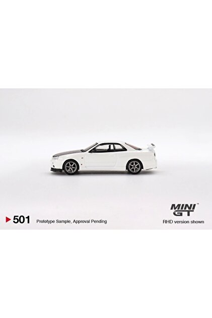 mini gt MGT00501 1/64 Nissan Skyline GT-R (R34) V-Spec II N1 White