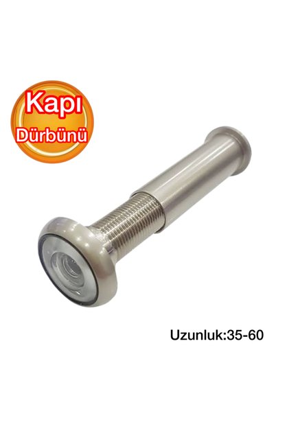 Ayarlanabilir Çelik Kapı Dürbünü Saten 35-60 mm