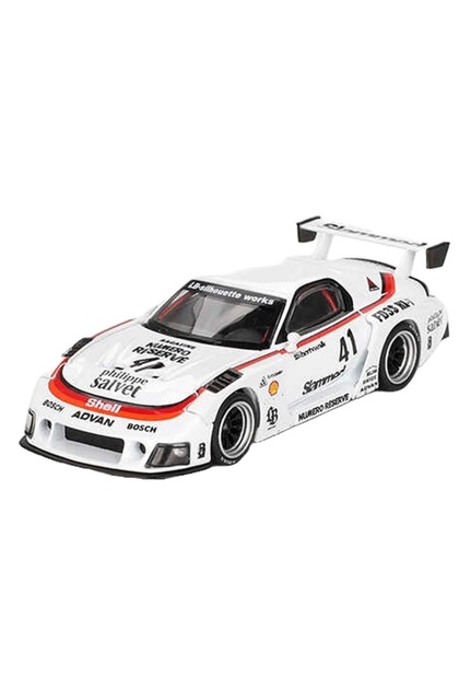 Nessiworld Mini GT 1/64 مازدا RX-7 LB-Super Silhouette # 41 رقم الاحتياطي