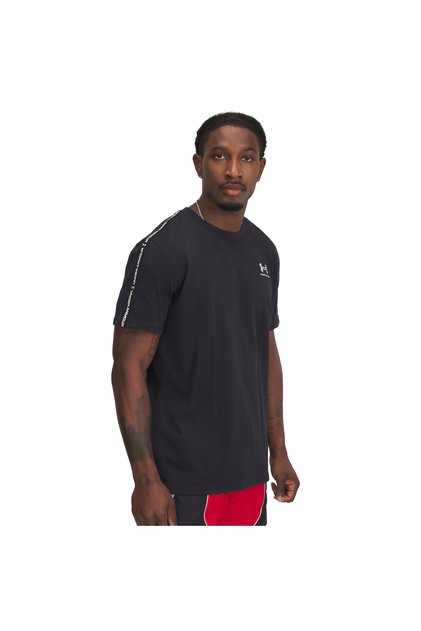 Tricou UA Icon Heavyweight pentru bărbați - Tricou cu bandă adezivă 1390300 -001