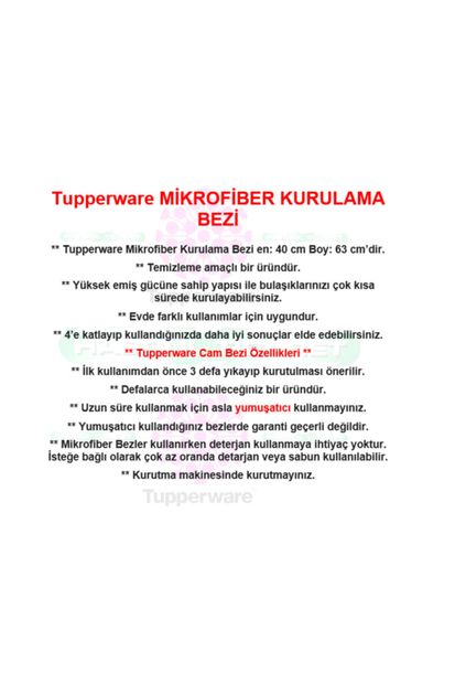 Tupperware Mikrofiber Kurulama Bezi Hsgl - 2