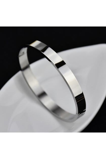 Women's Silver Plain Kartier Model Bracelet