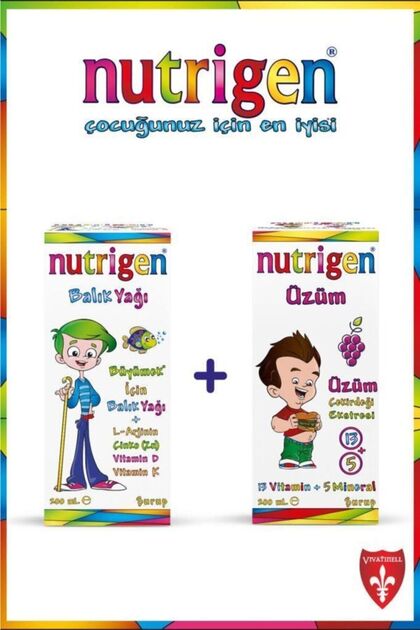 Kofre Balık Yağı Şurup + Üzüm Şurup 200 ml + 200 ml