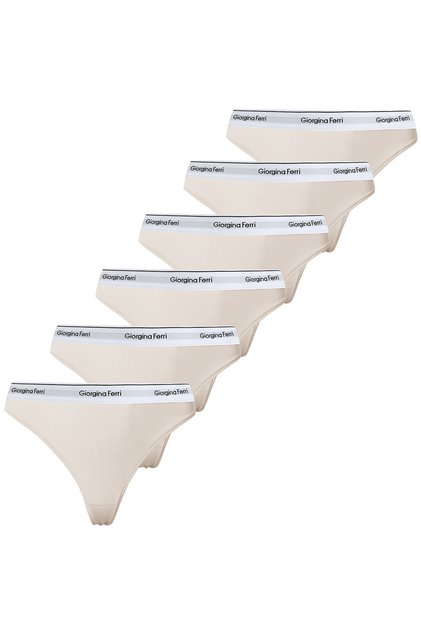 Lycra 6-Piece Box Premium Slip Panties with Writing, Suitable for Daily Use Gloria
