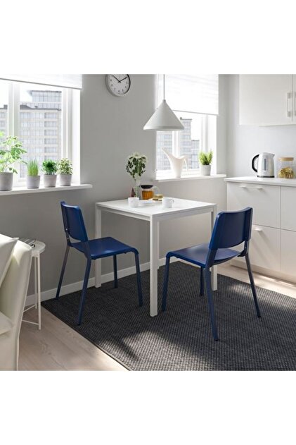 IKEA - TEODORES, plastik sandalye, mavi - Fiyatı, Yorumları