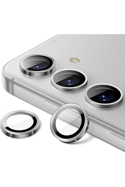 Galaxy S25 & Galaxy S25 Plus Uyumlu Kamera Koruma Lens Koruyucu Temperli Cam Uygulama Aparatlı
