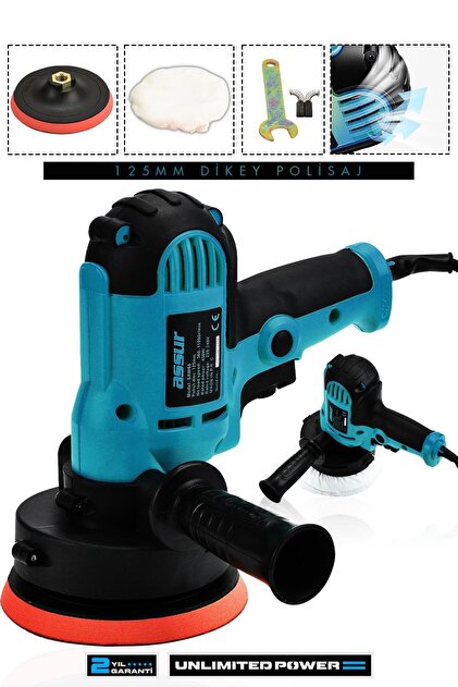 yasuさま ASSUR 450w Elektrikli 125 mm Dikey Polisaj Zımpara Makinesi