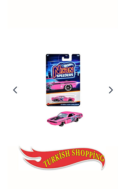 HOT WHEELS 1:64 Ölçek Neon Speeders Uzun Kart 70 Dodge Hemi