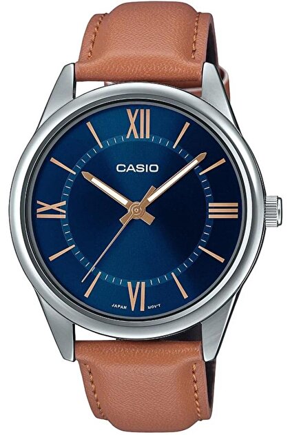 Casio Mtp-v005l-2b5udf Taba Deri Kordon Erkek Kol Saati - Fiyatı