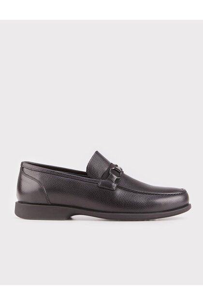 Rubber Sole Genuine Leather Black Suede Men's Casual Shoes
