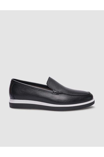 Genuine Leather Black Men's Casual Shoes