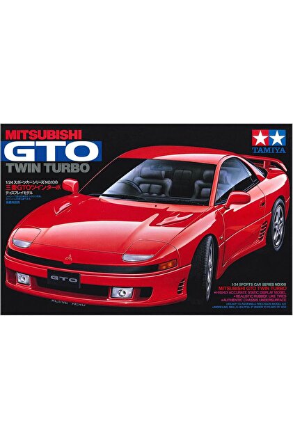 TAMIYA 1/24 Mitsubishi GTO Twin Turbo Plastik Maket Kiti, Demonte