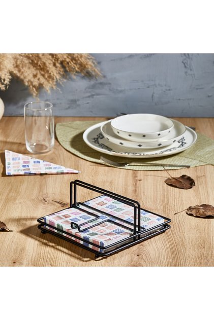 Metal Luxury Square Napkin Holder